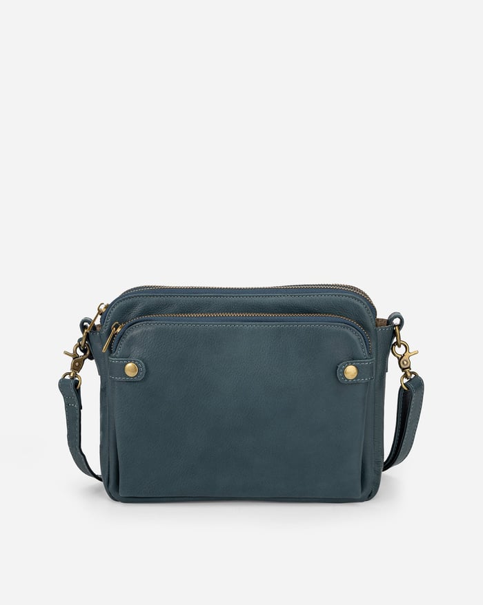 Kanchanaburi | Geräumige elegante Schultertasche Leder