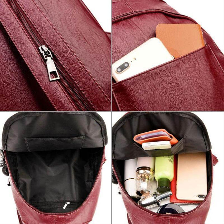 Kumamoto | Stilvoller Leder Rucksack für Alltag