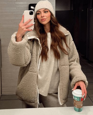 Amarissa | Elegante warme Jacke in Übergröße für Frauen