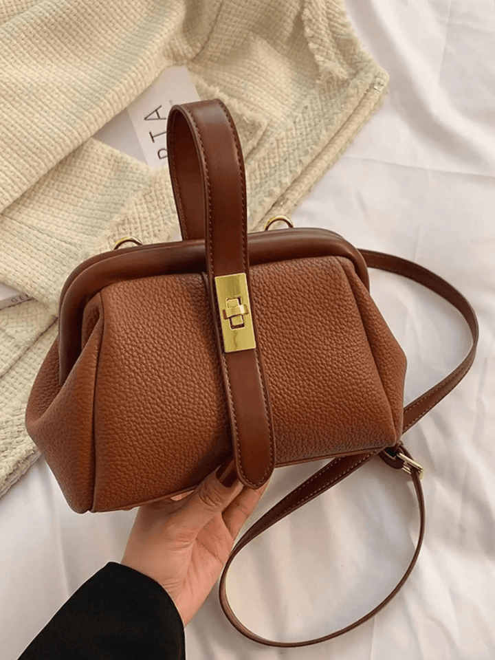 Taichung | Strukturierte Lederhandtasche