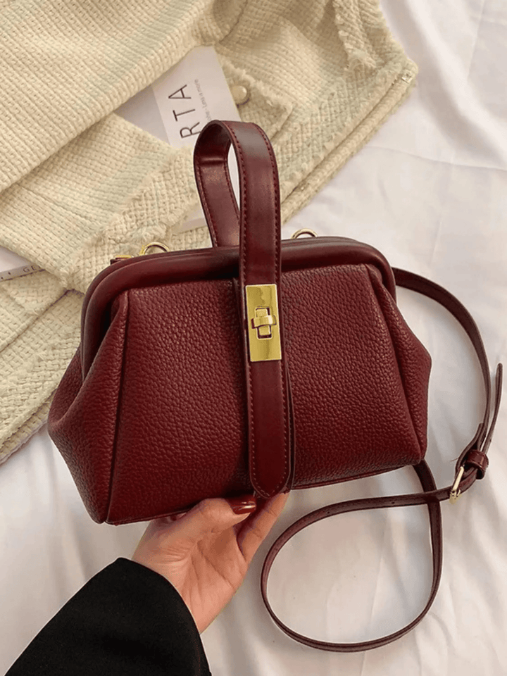 Taichung | Strukturierte Lederhandtasche