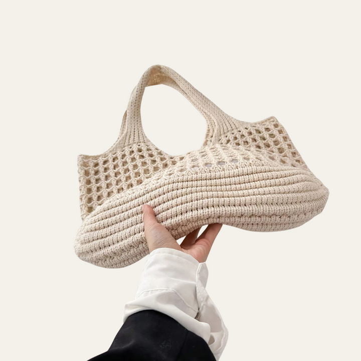 Taipei | Leichter Crochet Filet‑Tote