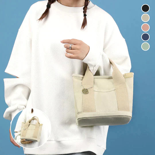 São Paulo | Großzügige Canvas-Handtasche