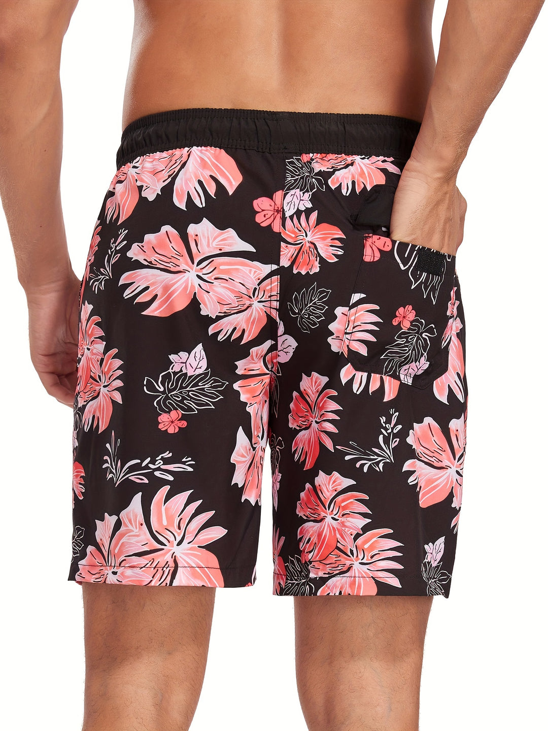 Bernhard | Schnelltrocknende Badeshorts Flamingo