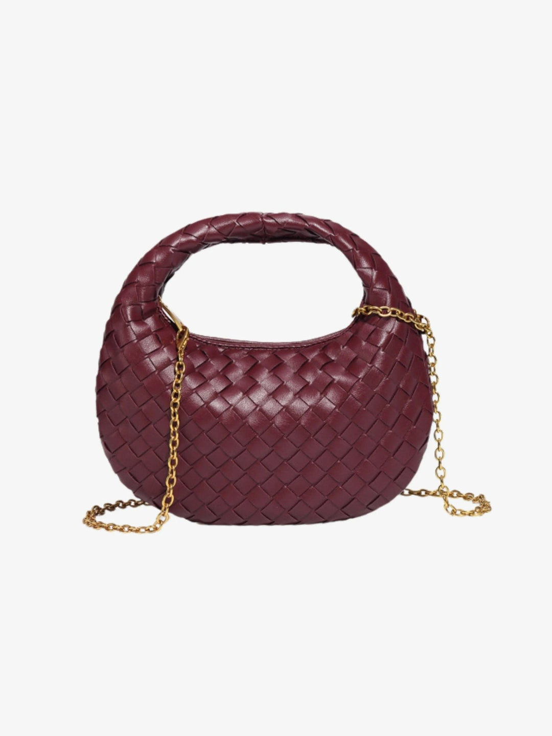 Gisenyi | Geflochtene Lederhandtasche