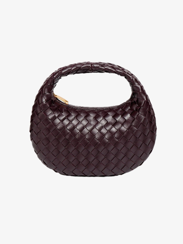 Gisenyi | Geflochtene Lederhandtasche