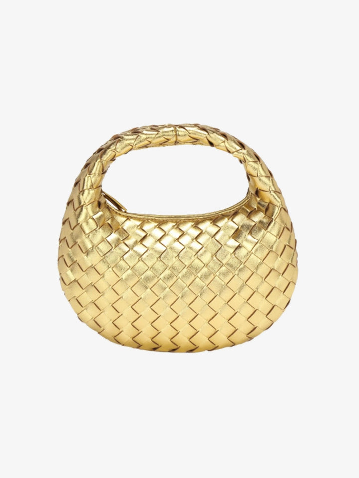 Gisenyi | Geflochtene Lederhandtasche