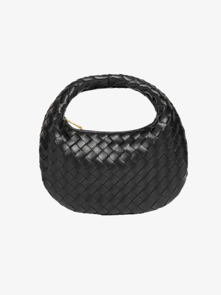 Gisenyi | Geflochtene Lederhandtasche