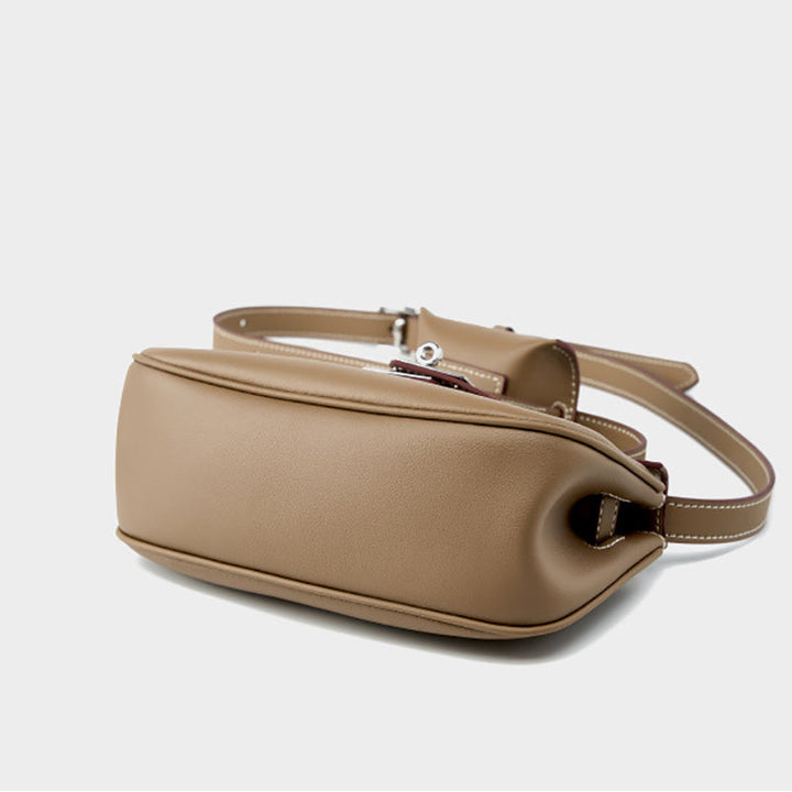 Geelong | Weiche Leder‑Shoulder‑Bag mit Mini‑Pouch