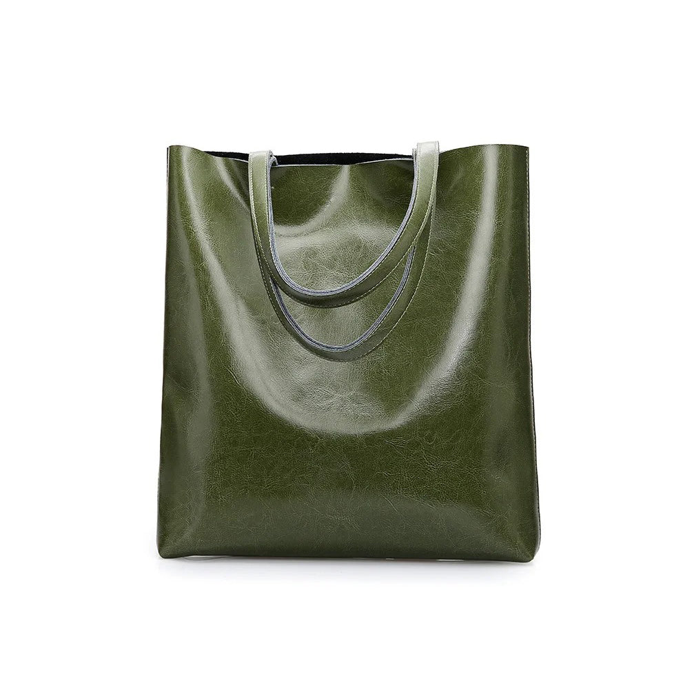 Patna | Minimalistische Leder‑Tote für Alltag