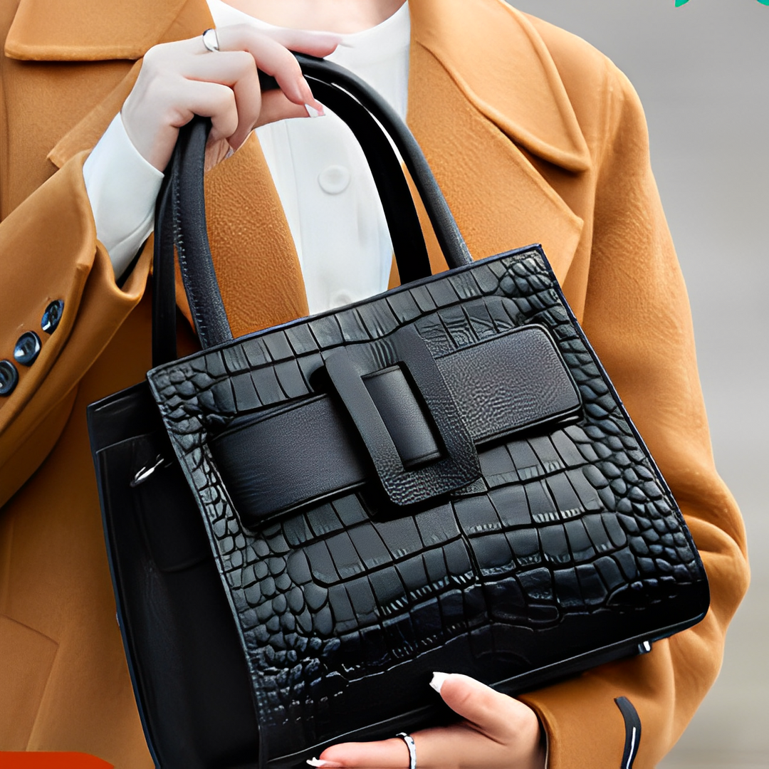 Qena | Elegante Echtleder Tote Bag