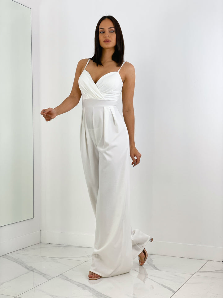 Ivanya | Krepp-Overall mit Abnähern