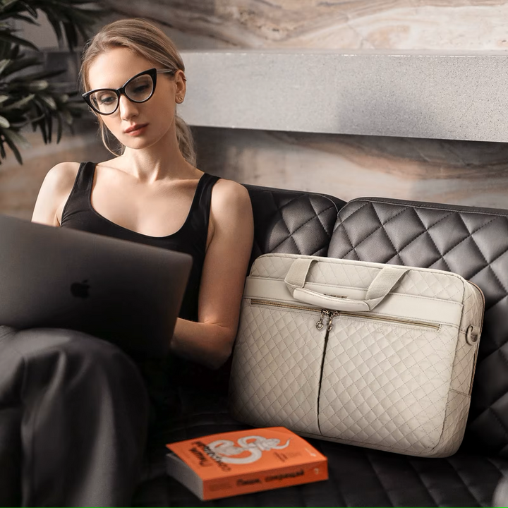 Durban | Elegante Laptop‑Tasche mit Reißverschlüssen