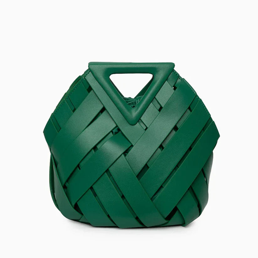 Musoma | Geflochtene Leder-Handtasche elegant vielseitig