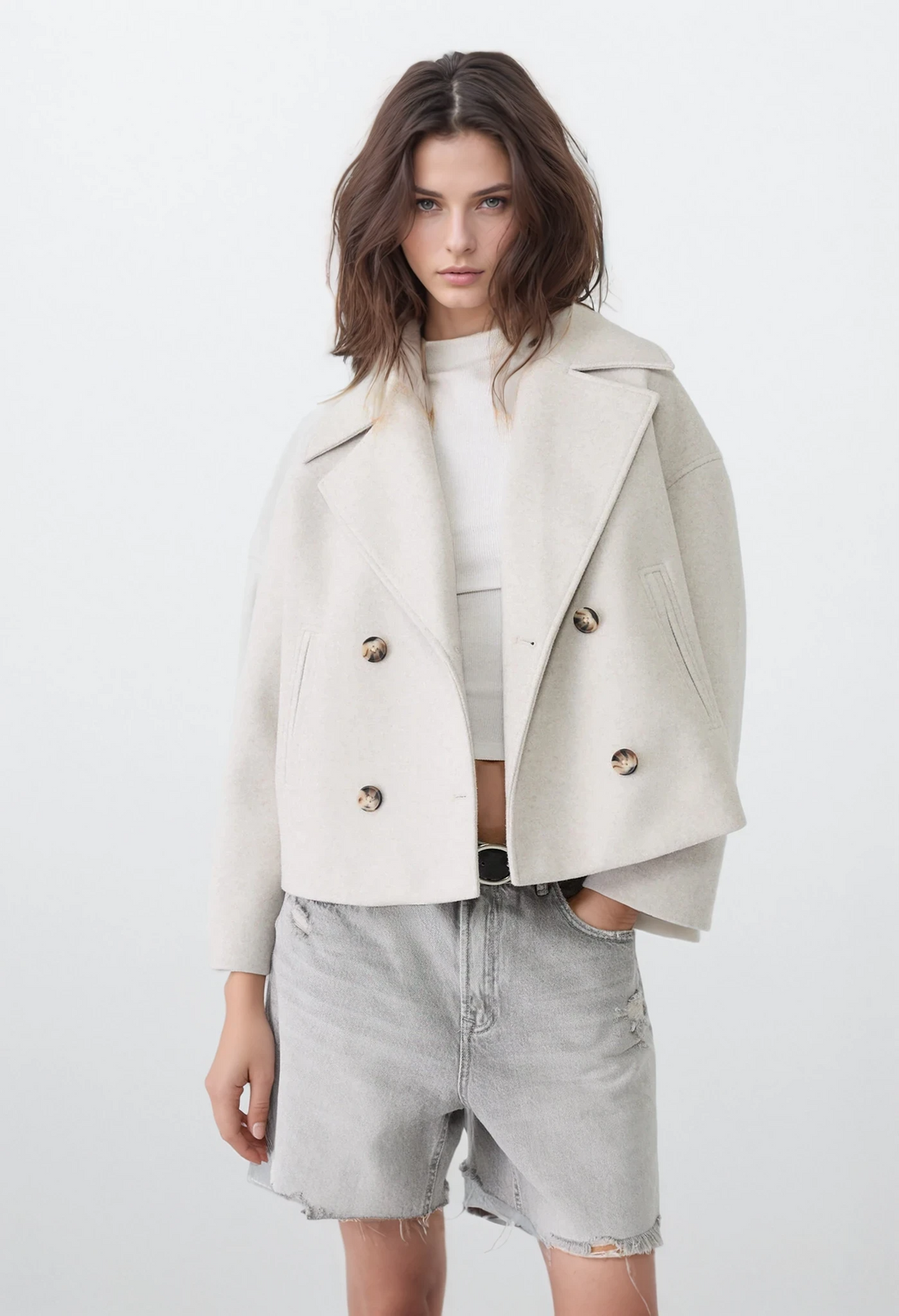 Elysira | Elegante Doppelreihige Damenjacke