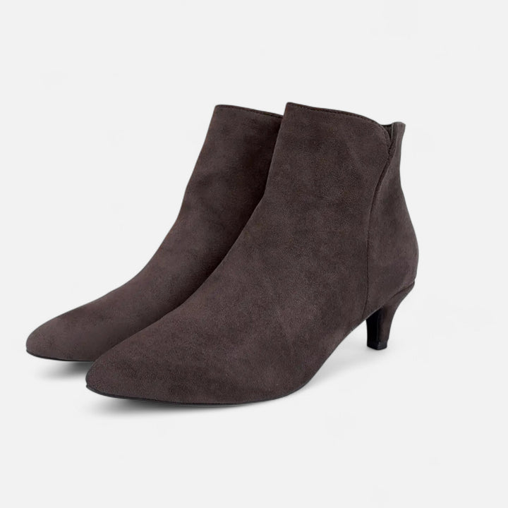 Nathalie | Elegante High Heel Stiefeletten mit Reißverschluss