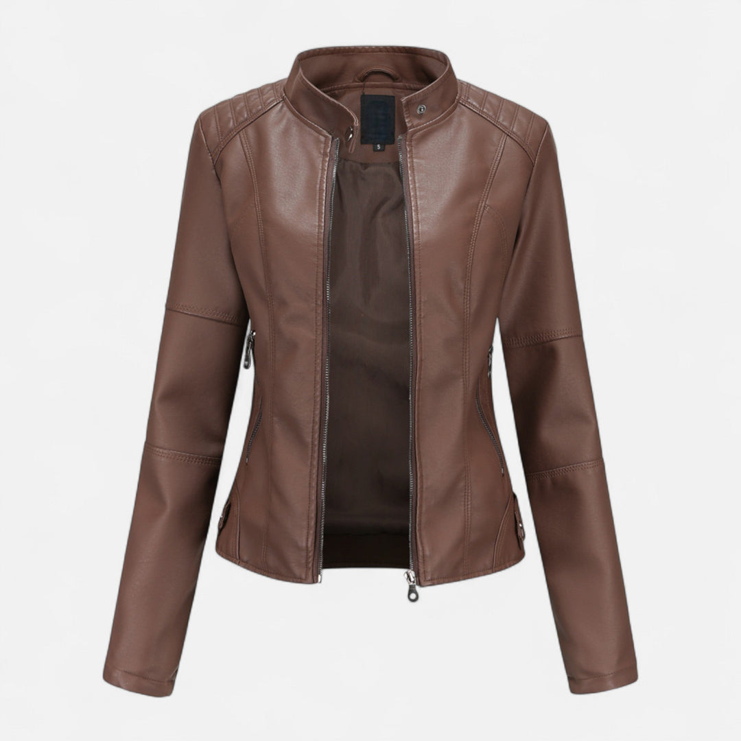Emelia | Elegante Lederjacke für Damen