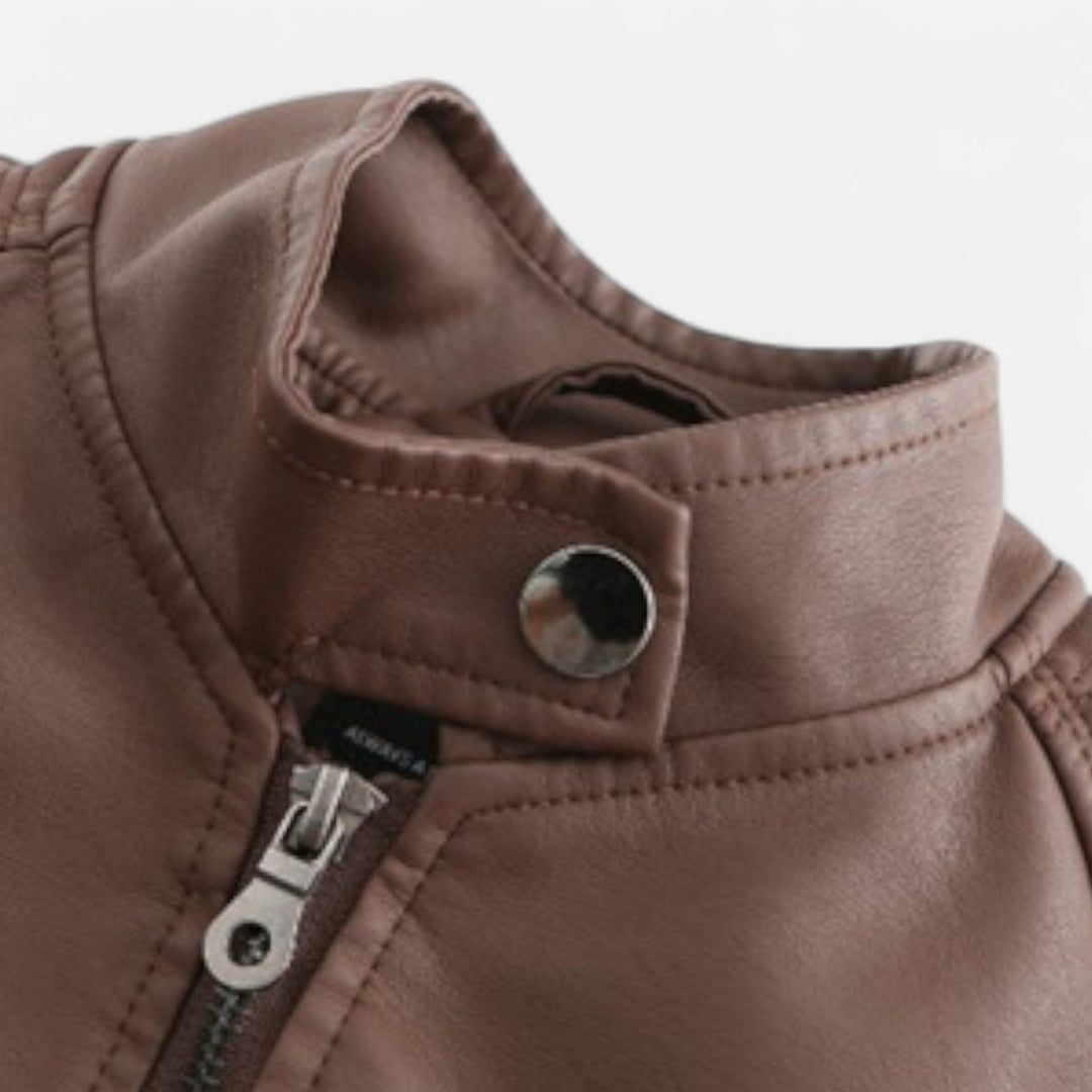 Emelia | Elegante Lederjacke für Damen