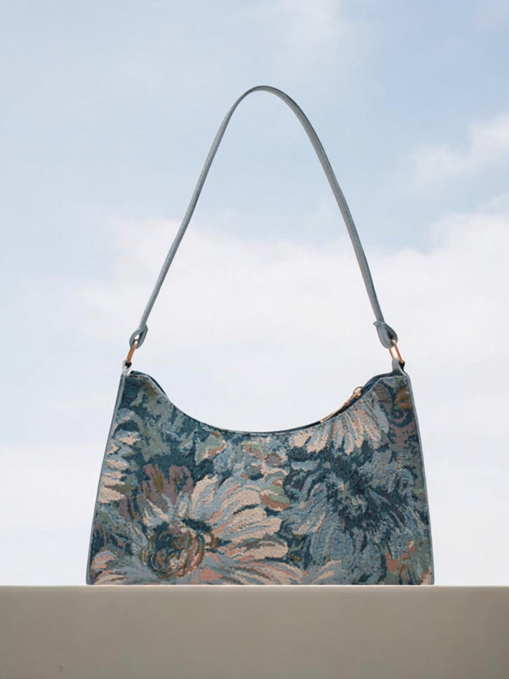 Sherbrooke | Floraler Schultertaschen-Klassiker