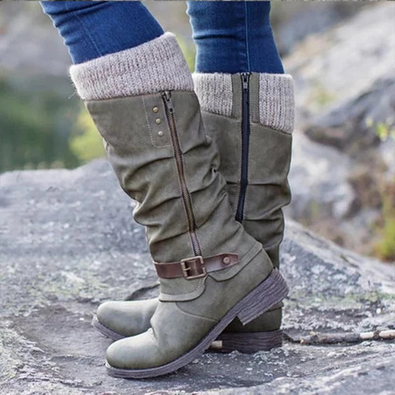 Emrya | Orthopädische Damen-Stiefeletten mit flacher Sohle