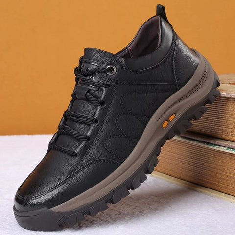 Amelio | Wasserdichte orthopädische Lederschuhe für Männer