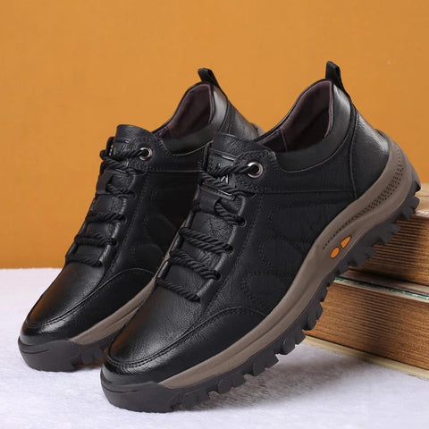 Amelio | Wasserdichte orthopädische Lederschuhe für Männer