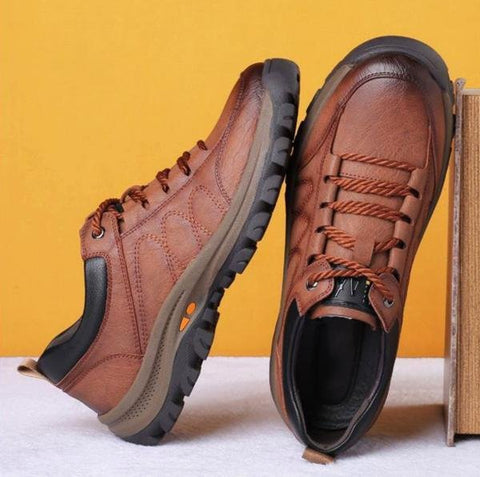 Amelio | Wasserdichte orthopädische Lederschuhe für Männer
