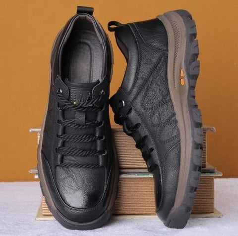Amelio | Wasserdichte orthopädische Lederschuhe für Männer