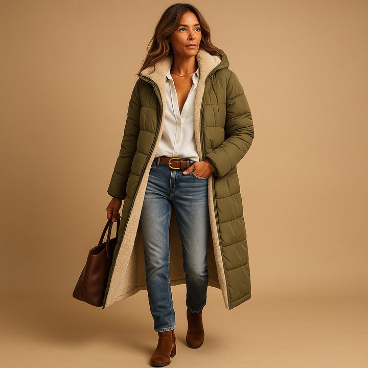 Cythera | Langer Damen Wintermantel