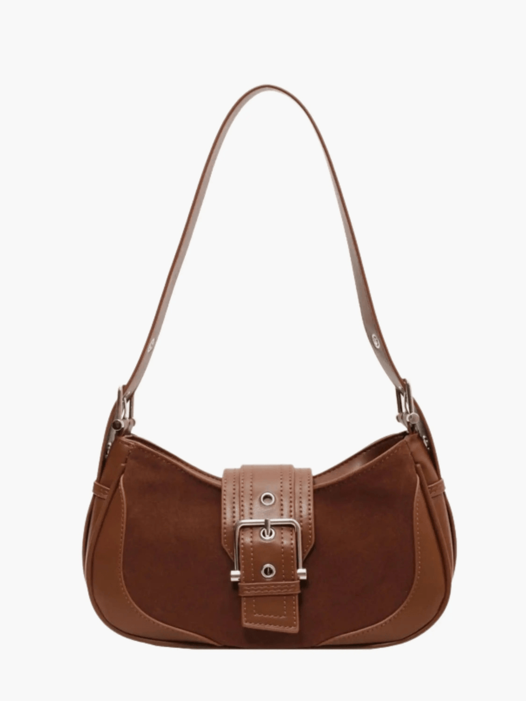 Daegu | Vintage Velours‑Schultertasche