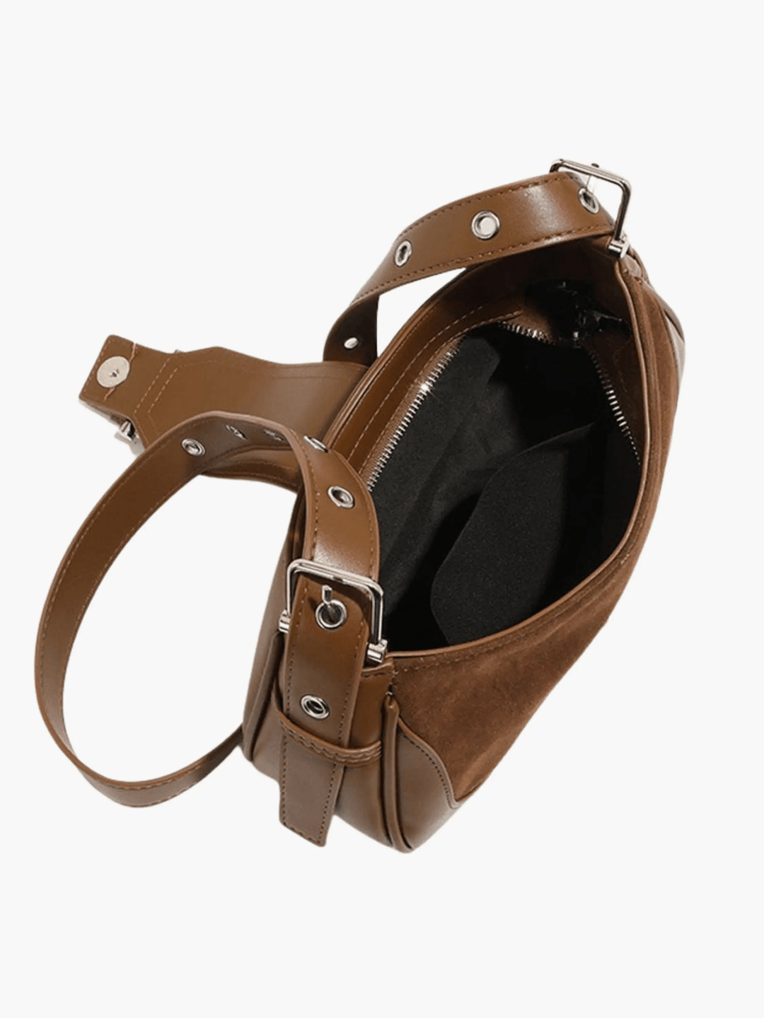 Daegu | Vintage Velours‑Schultertasche