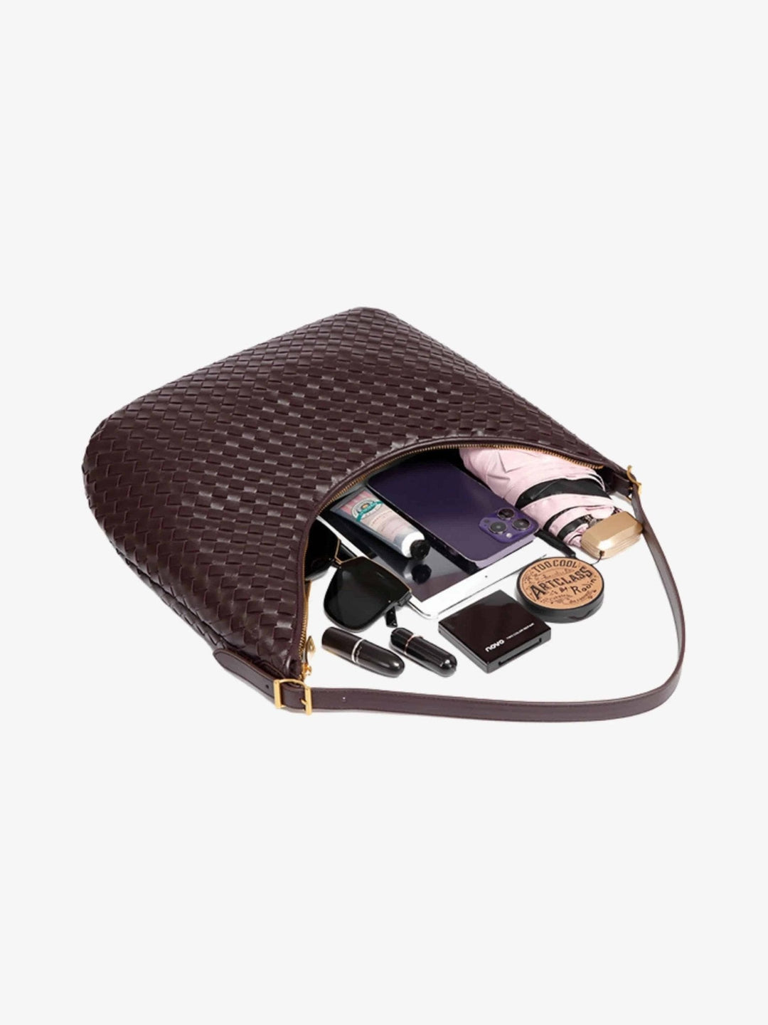 Yazd | Geflochtene Leder‑Shoulderbag