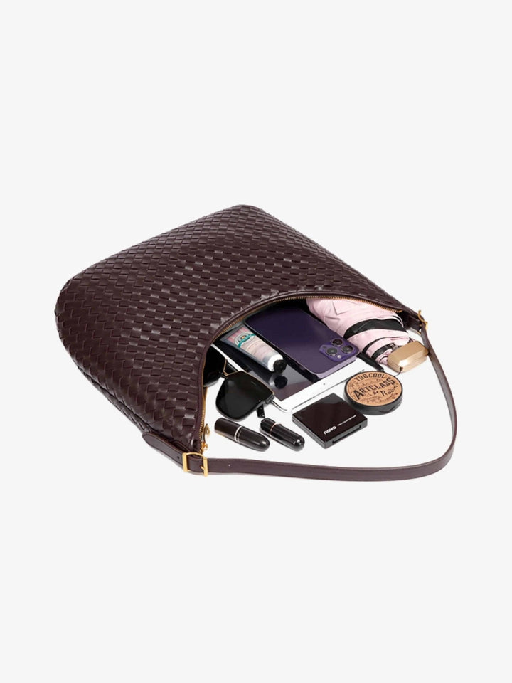 Yazd | Geflochtene Leder‑Shoulderbag