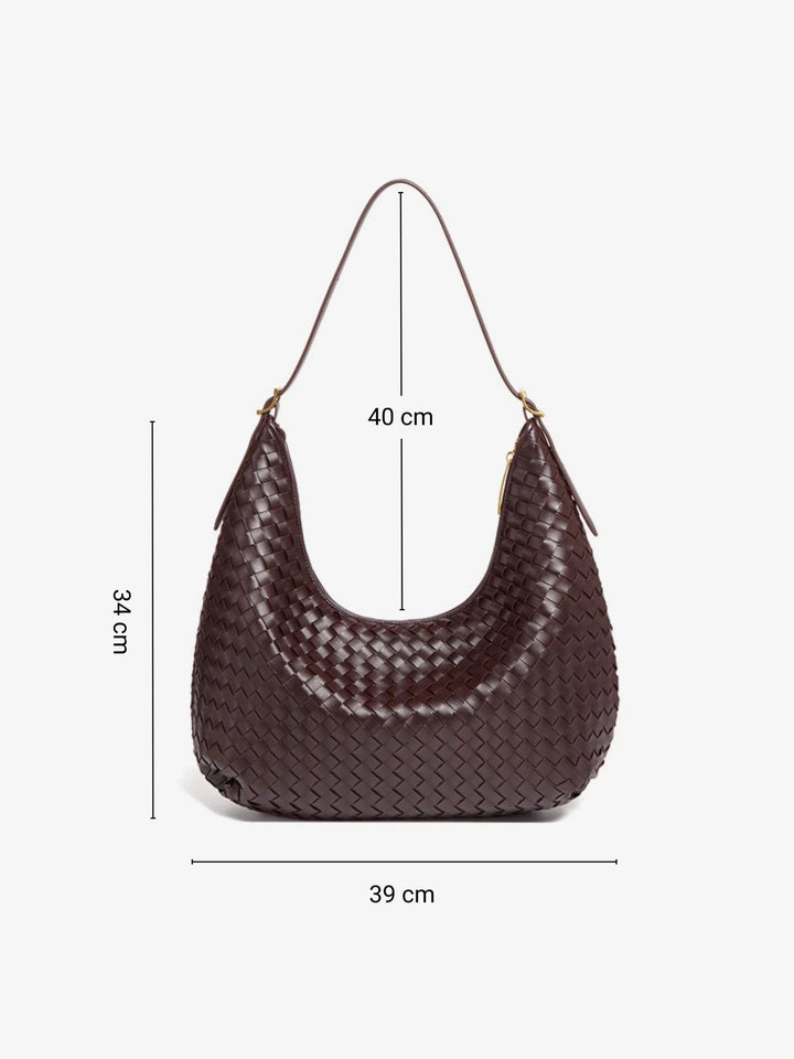 Yazd | Geflochtene Leder‑Shoulderbag