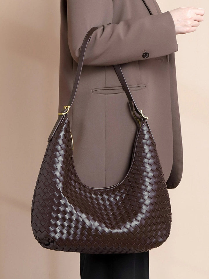 Yazd | Geflochtene Leder‑Shoulderbag