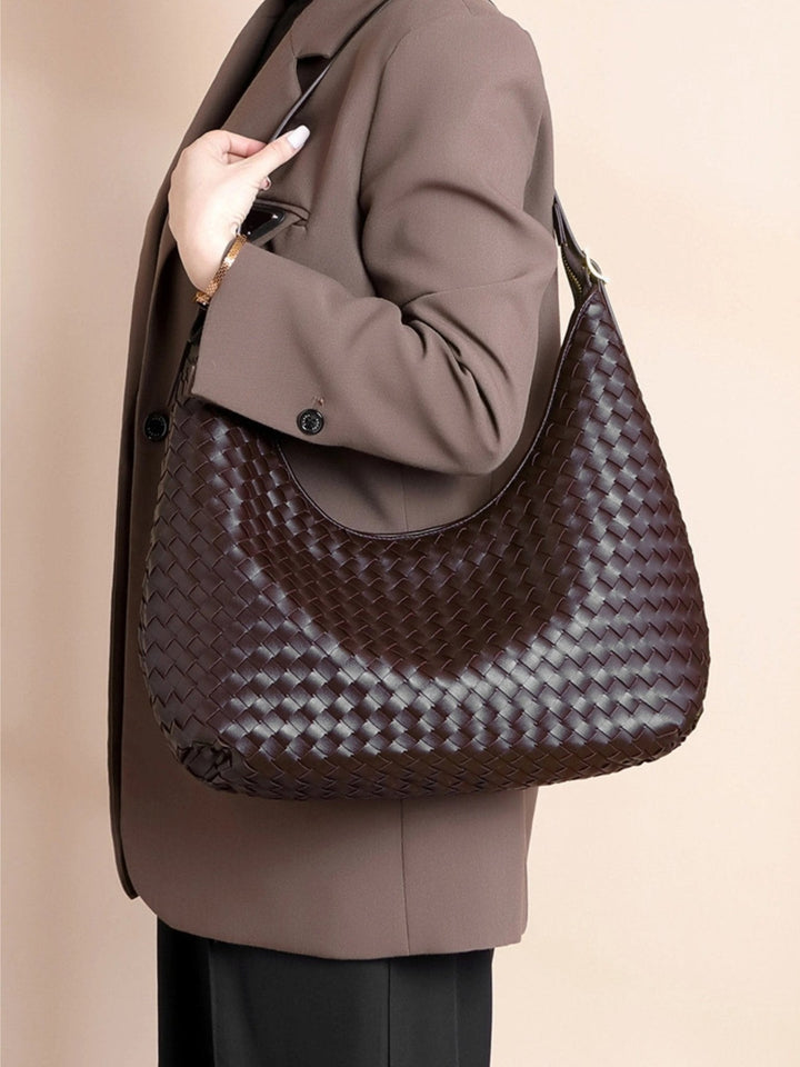 Yazd | Geflochtene Leder‑Shoulderbag