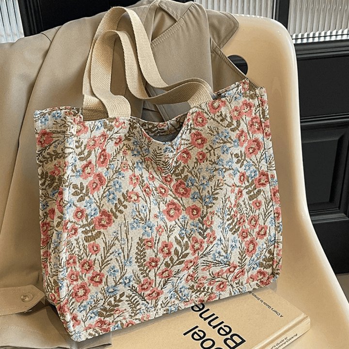 Rio | Florale Canvas Strandtasche