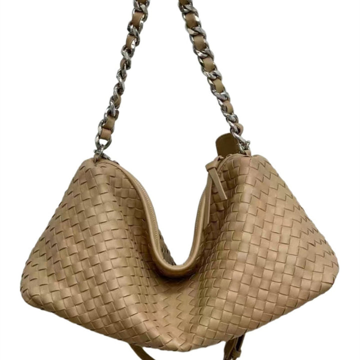 Nanchang  | Gewebte Leder‑Hobo‑Tasche