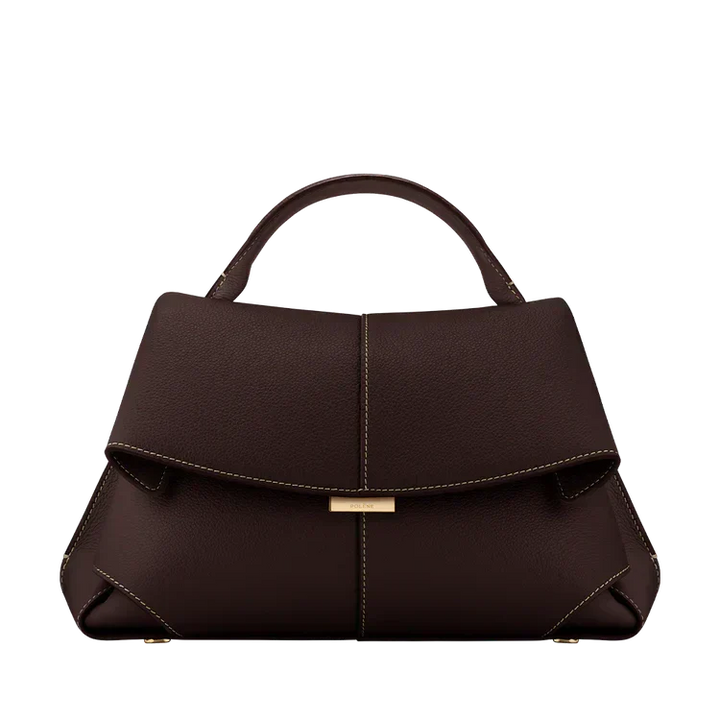 Gweru | Strukturierte Ledertasche mit Schnalle