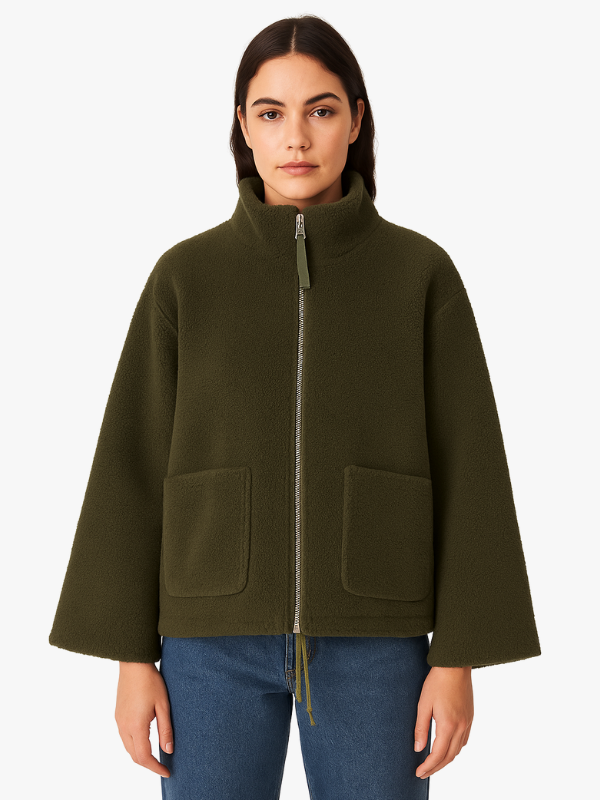 Ameloria | Kuschelige Sherpa-Fleecejacke Damen