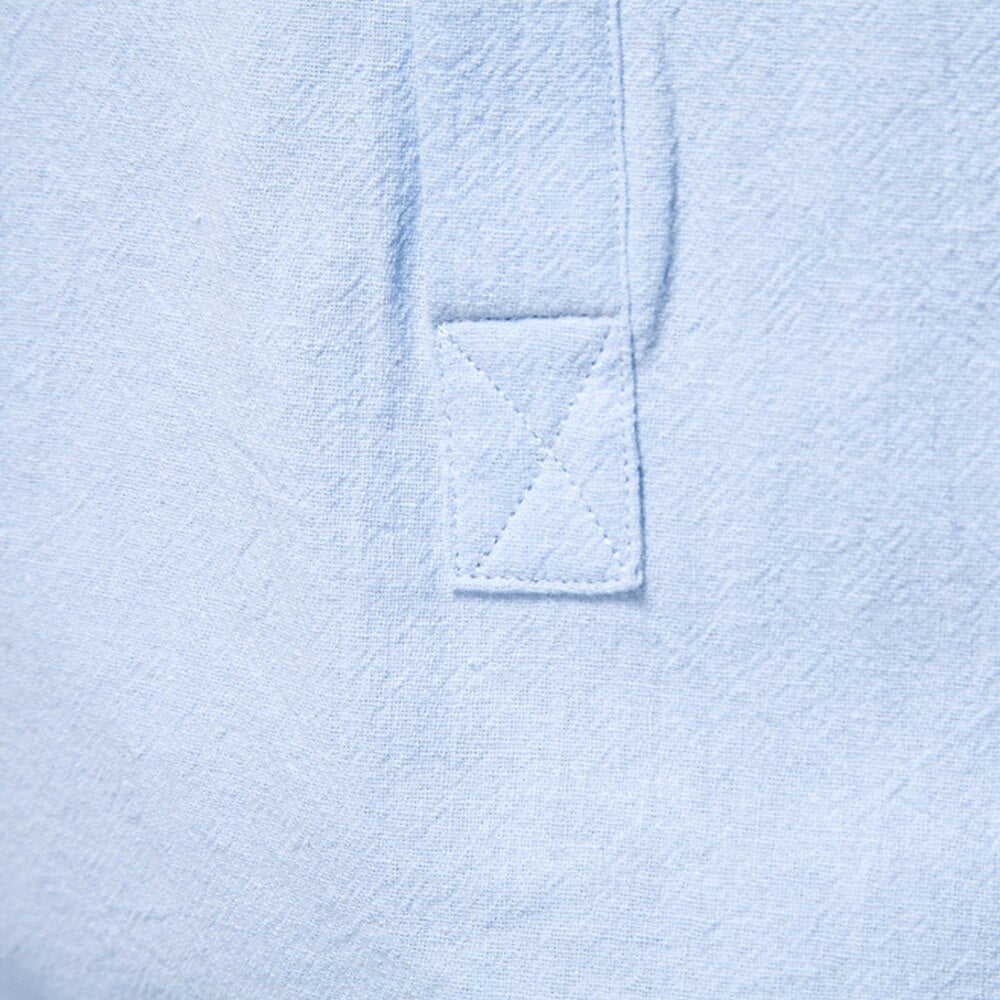 Nolen | Baumwollhemd mit Stehkragen