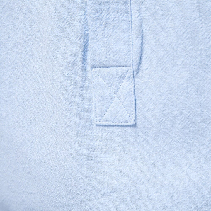 Nolen | Baumwollhemd mit Stehkragen