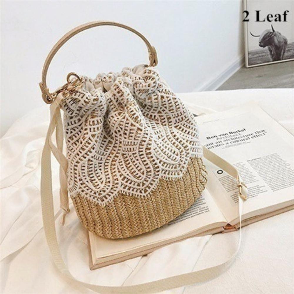 Geneva | Stylische Mini-Strohtasche