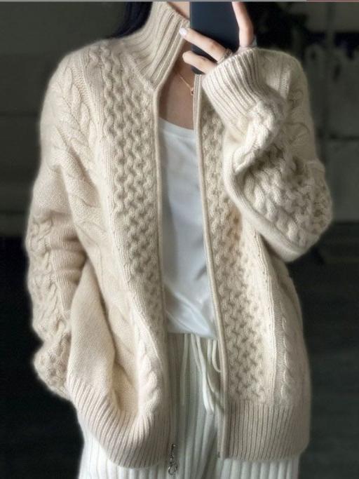 Adalynne | -Strickjacke mit Rollkragen