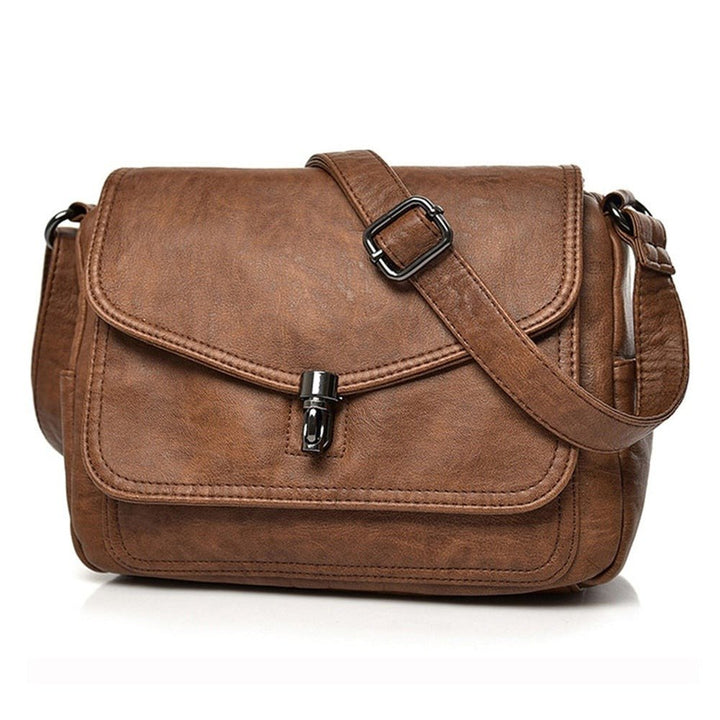 Mansoura | Elegante Leder Schultertasche”