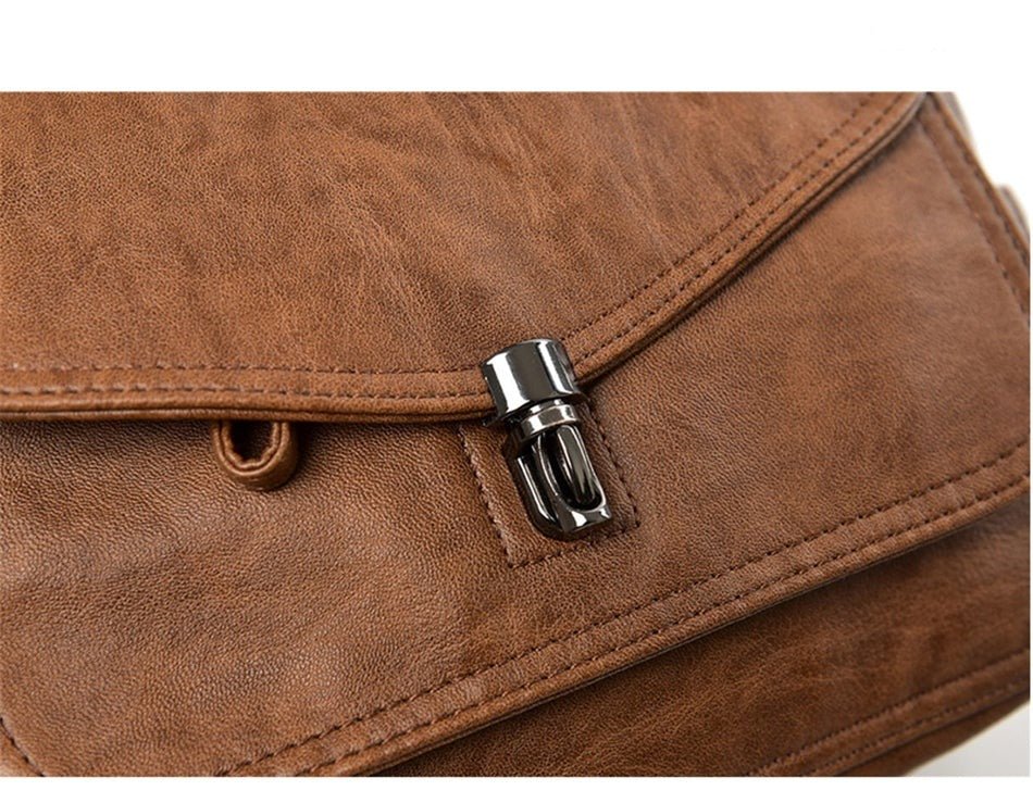 Mansoura | Elegante Leder Schultertasche”