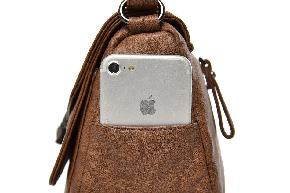 Mansoura | Elegante Leder Schultertasche”