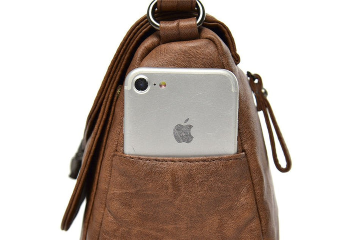 Mansoura | Elegante Leder Schultertasche”