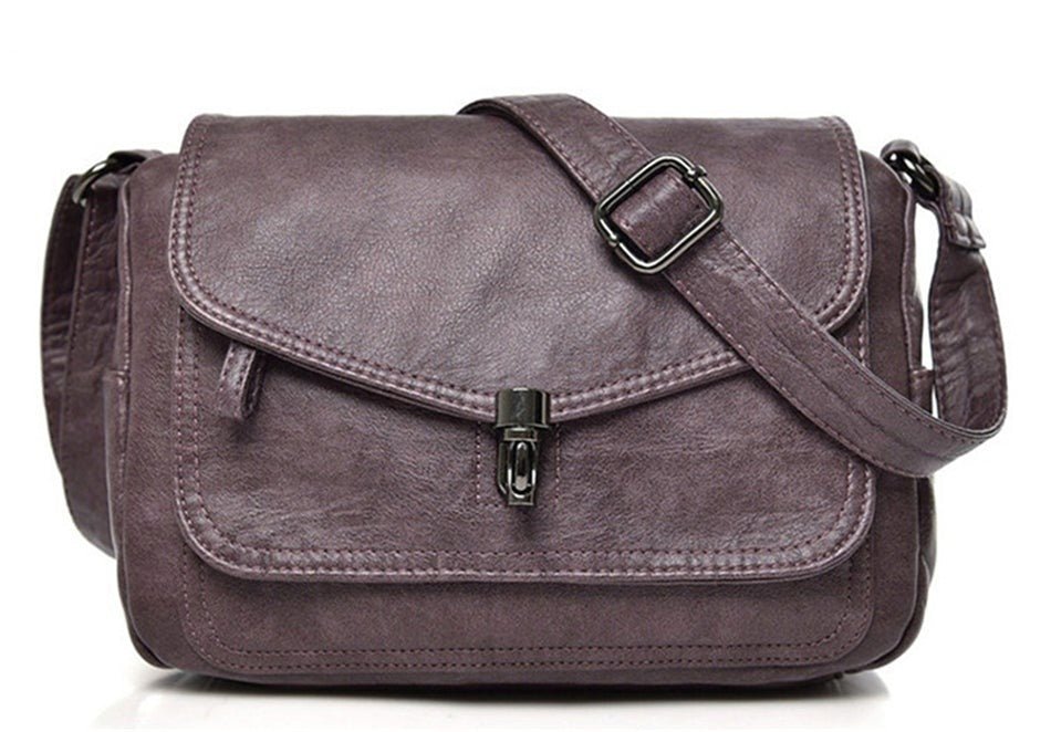 Mansoura | Elegante Leder Schultertasche”