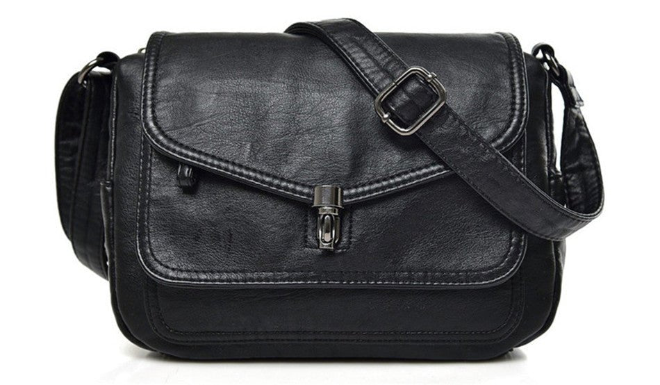 Mansoura | Elegante Leder Schultertasche”